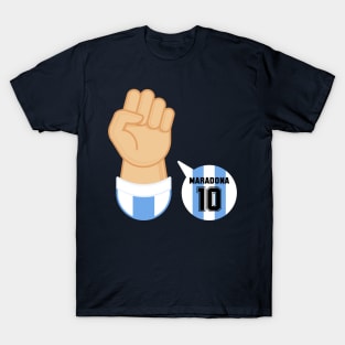 MARADONA mano-de-D10S T-Shirt